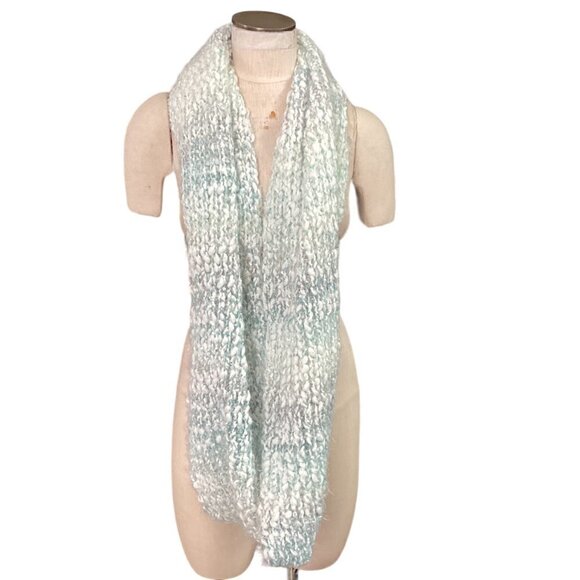 Nubby Knit Sequined Cozy Infinity Scarf in "Green Goddess" 115X - Picture 1 of 7